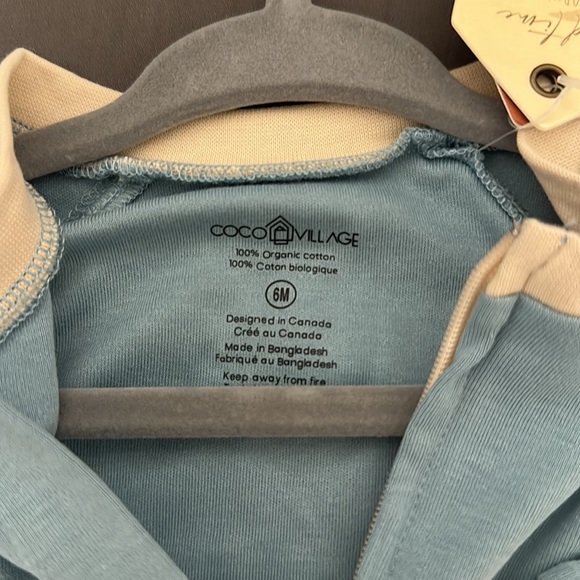 Brand New Coco Village Footed Pyjama (6M) - Picture 5 of 7